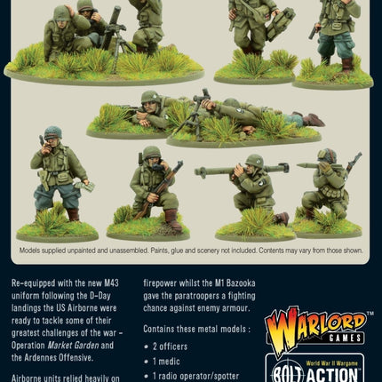 US Airborne Support Group (1944 - 45) - Infanterie - Warlord Games - 402213105