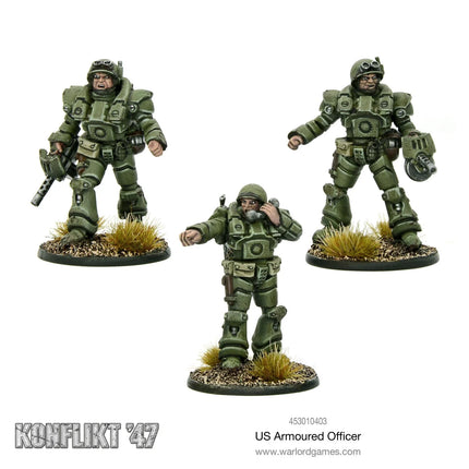 US Armoured Officer - Sonder - /Einzelmodelle - Warlord Games - 453010403