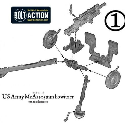 US Army 105mm Medium Artillery M2A1 (Winter)