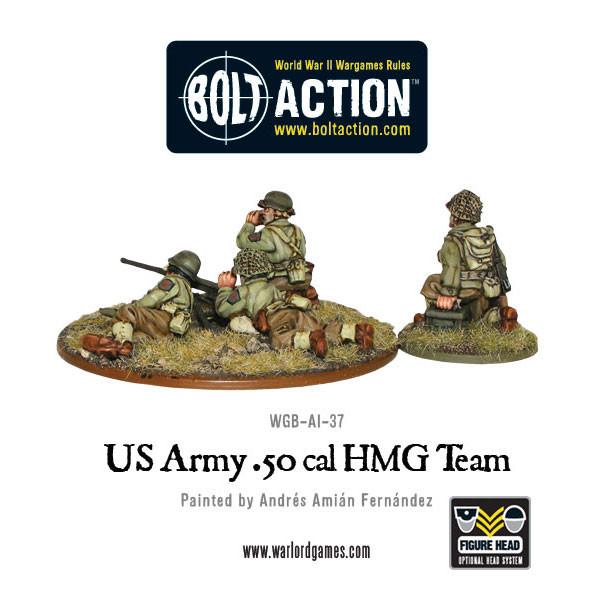 US Army 50 Cal HMG Team - Infanterie - Warlord Games - WGB-AI-37