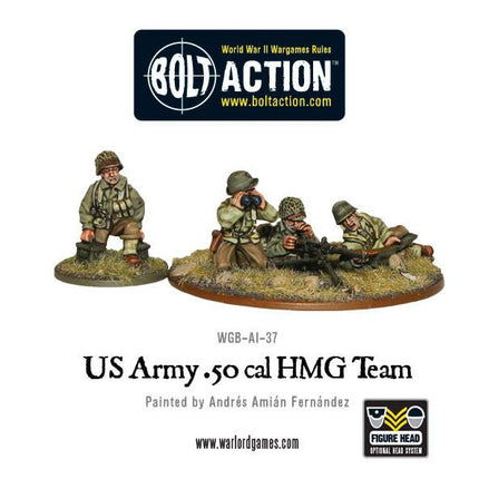 US Army 50 Cal HMG Team - Infanterie - Warlord Games - WGB-AI-37