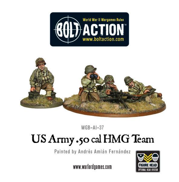 US Army 50 Cal HMG Team - Infanterie - Warlord Games - WGB-AI-37