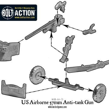 US Army 57mm anti-tank gun M1 (Winter)
