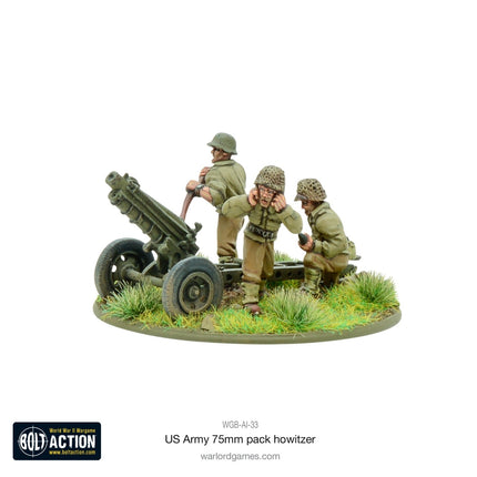 US Army 75mm Pack Howitzer - Artillerie - Warlord Games - WGB-AI-33