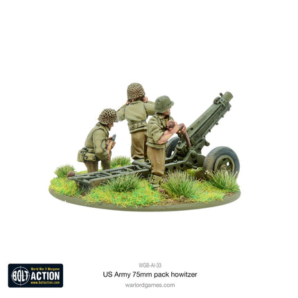 US Army 75mm Pack Howitzer - Artillerie - Warlord Games - WGB-AI-33