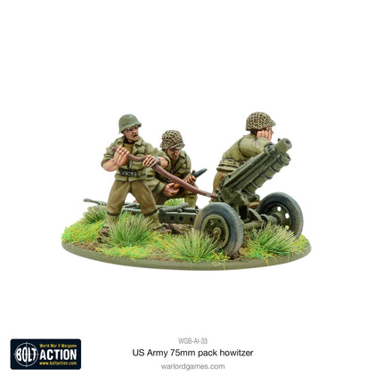 US Army 75mm Pack Howitzer - Artillerie - Warlord Games - WGB-AI-33