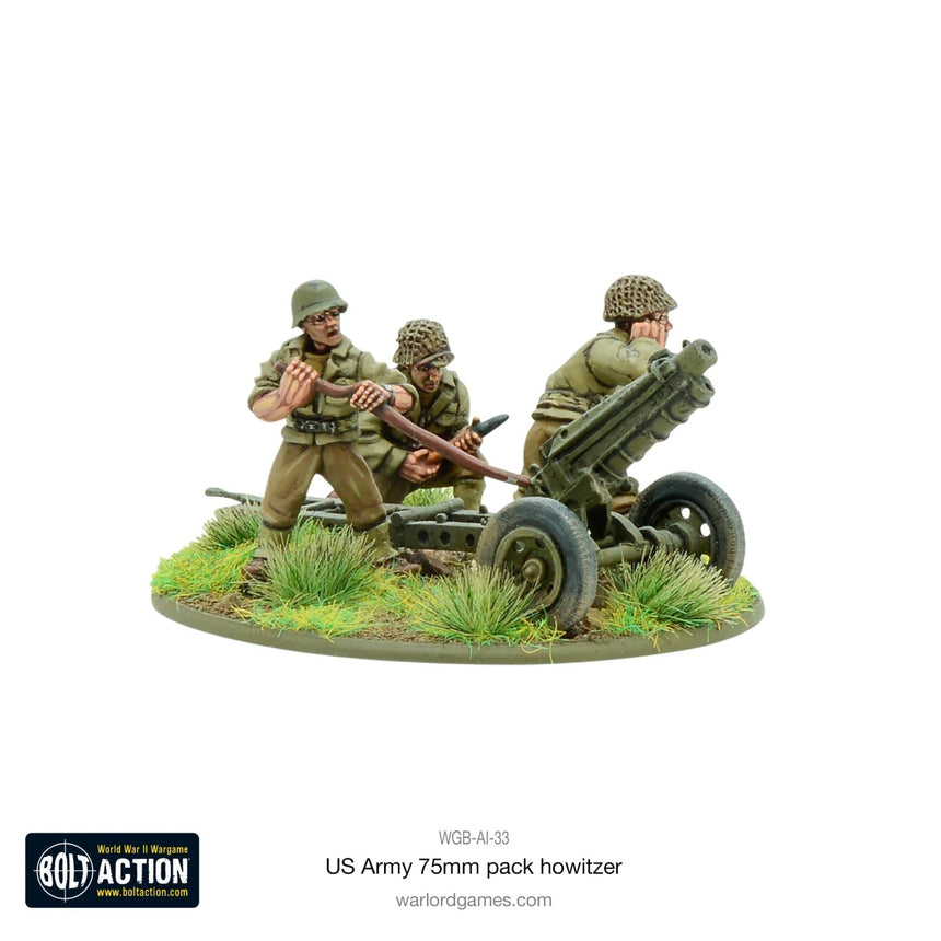 US Army 75mm Pack Howitzer - Artillerie - Warlord Games - WGB-AI-33