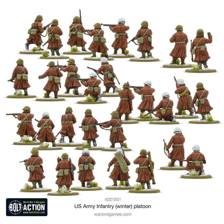 US Army Infantry (Winter) Platoon - Infanterie - Warlord Games - 402013051