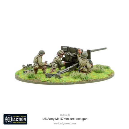 US Army M1 57mm Anti - Tank Gun - Artillerie - Warlord Games - WGB-AI-30