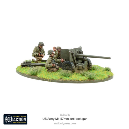 US Army M1 57mm Anti - Tank Gun - Artillerie - Warlord Games - WGB-AI-30