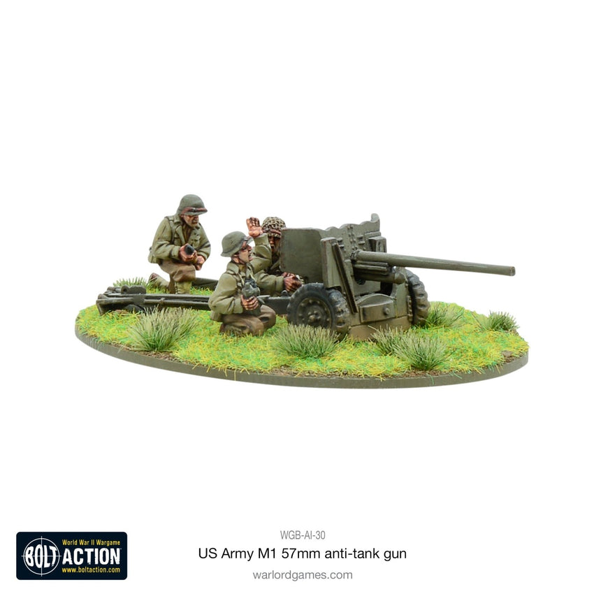 US Army M1 57mm Anti - Tank Gun - Artillerie - Warlord Games - WGB-AI-30