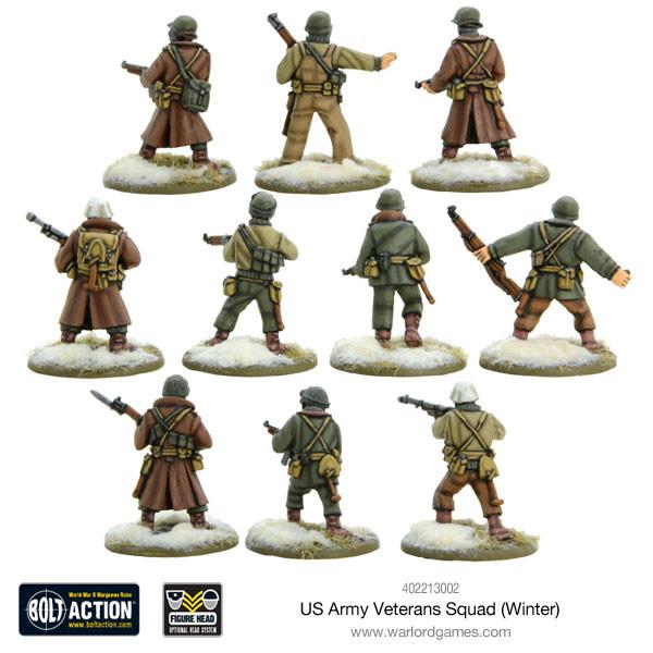 US Army Veterans Squad (Winter) - Infanterie - Warlord Games - 402213002