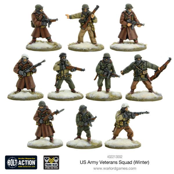 US Army Veterans Squad (Winter) - Infanterie - Warlord Games - 402213002