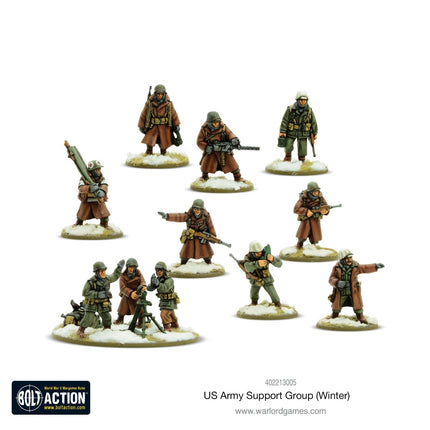 US Army (Winter) Support Group - Infanterie - Warlord Games - 402213005