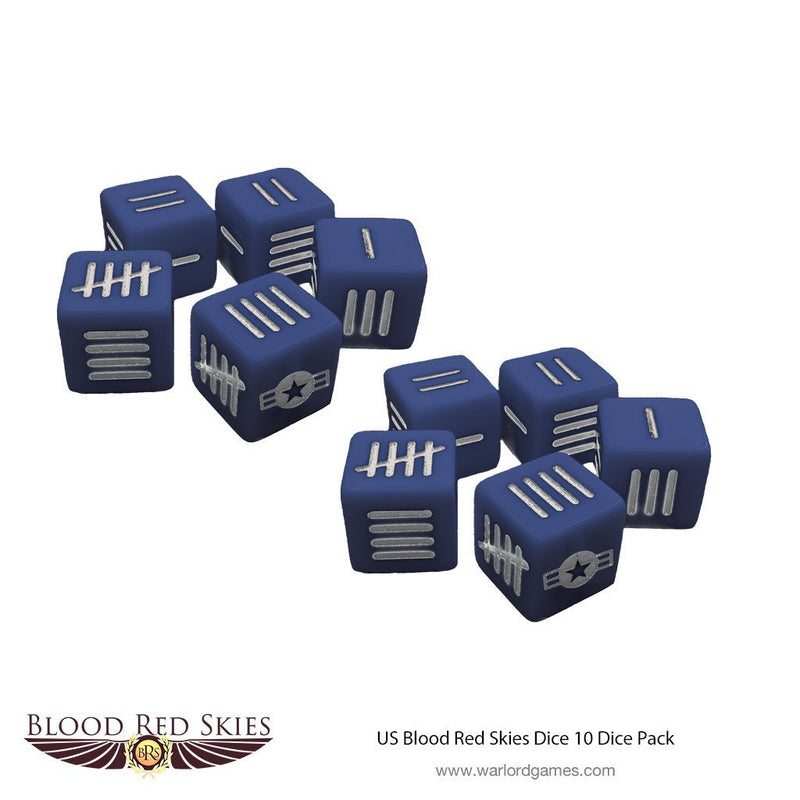 US Blood Red Skies Dice - Zubehör - Warlord Games - 773413001