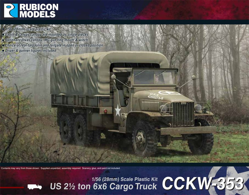 US CCKW 353 2.5 Ton 6x6 Truck (GMC) - Fahrzeuge - Rubicon Models UK Ltd - 280037