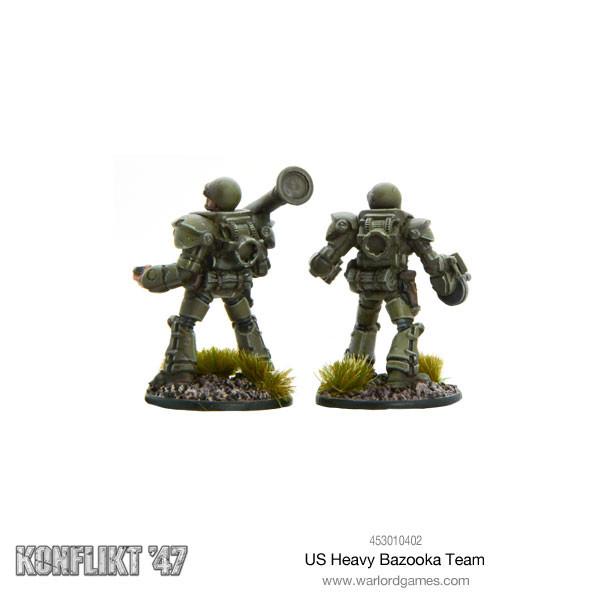 US Heavy Bazooka Team - Infanterie - Warlord Games - 453010402