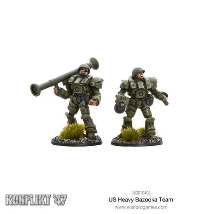 US Heavy Bazooka Team - Infanterie - Warlord Games - 453010402
