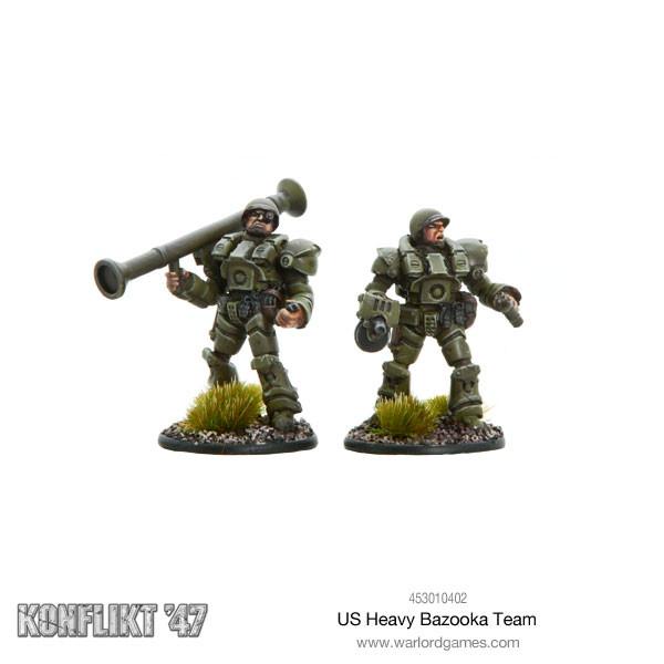 US Heavy Bazooka Team - Infanterie - Warlord Games - 453010402
