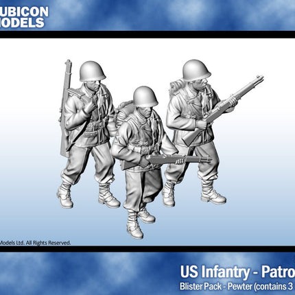 US Infantry - Patrolling - Pewter