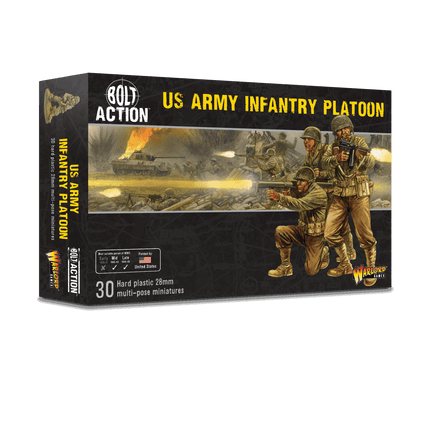 US Infantry Platoon - WWII American GIs - Infanterie - Warlord Games - 402013012