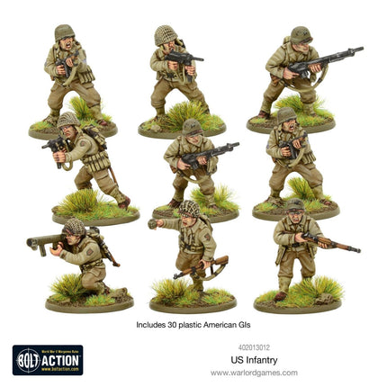 US Infantry Platoon - WWII American GIs - Infanterie - Warlord Games - 402013012