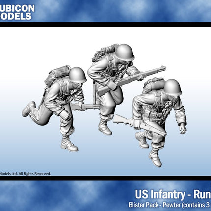 US Infantry - Running - Pewter