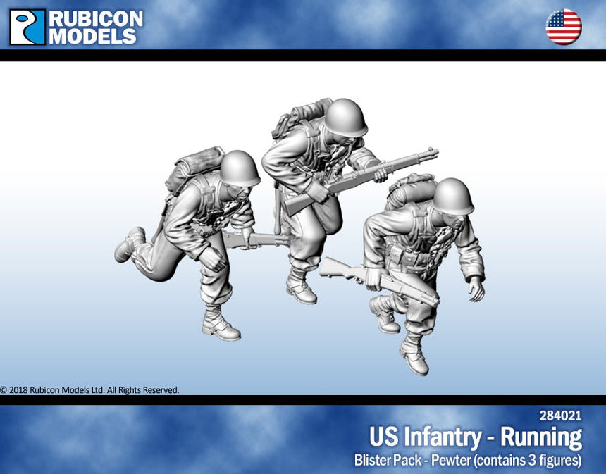US Infantry - Running - Pewter