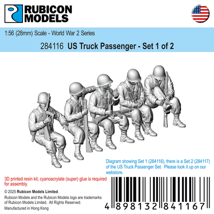 US Infanterie - sitzend (Set 1)
