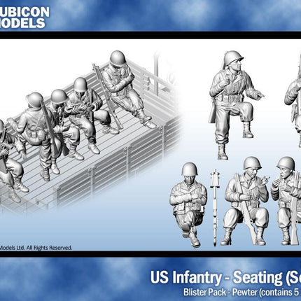 US Infantry - Seating (Set 1) - Pewter