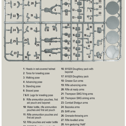 US Infantry Sprue