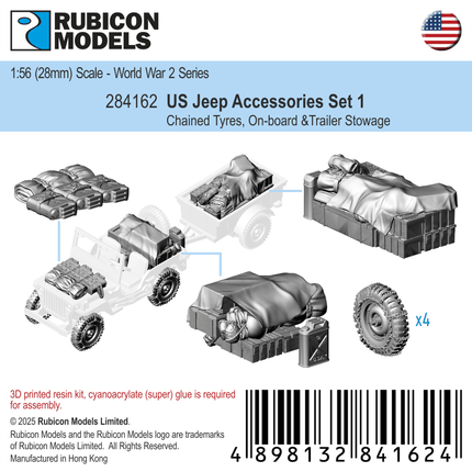 US Jeep Accessories Set 1 - Rubicon Models - 284162