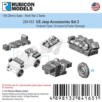 US Jeep Accessories Set 2 - Rubicon Models - 284163