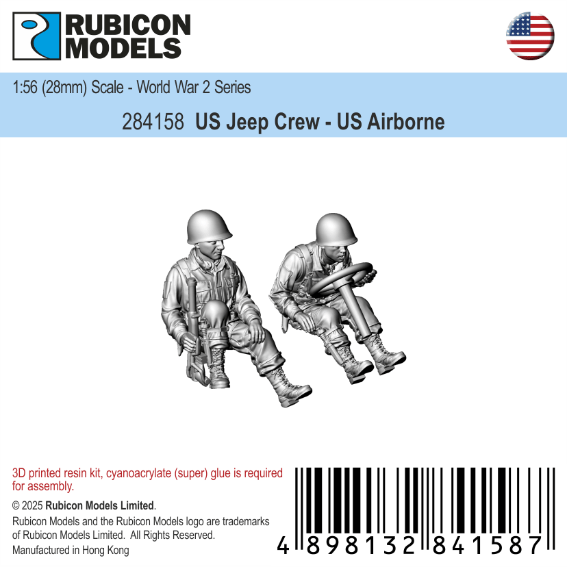 US Jeep Crew - US Airborne - Rubicon Models UK Ltd - 284158