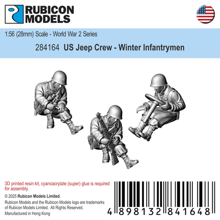US Jeep Crew - Winter Infantrymen - Rubicon Models UK Ltd - 284164