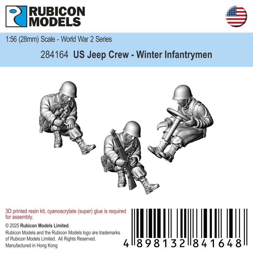 US Jeep Crew - Winter Infantrymen - Rubicon Models UK Ltd - 284164