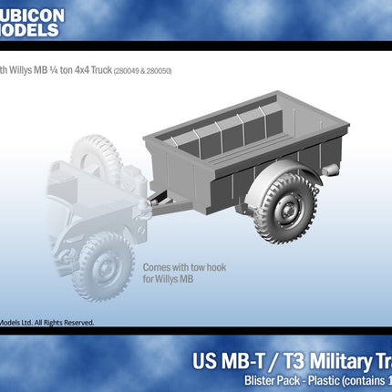 US Jeep MB - T / T3 Military Trailer - Fahrzeuge - Rubicon Models UK Ltd - 284018