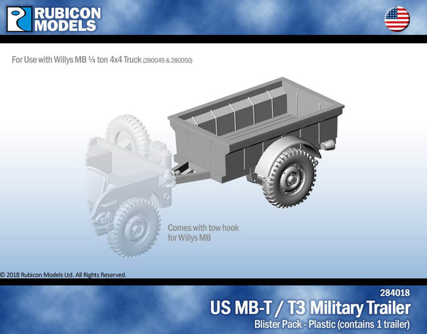 US Jeep MB - T / T3 Military Trailer - Fahrzeuge - Rubicon Models UK Ltd - 284018