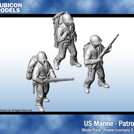 US Marines - Patrolling - Pewter