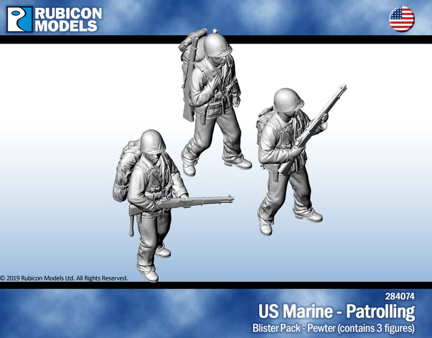 US Marines - Patrolling - Pewter