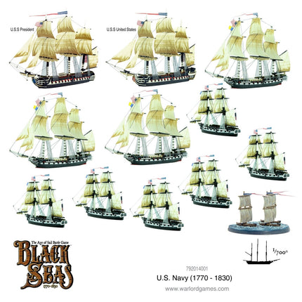U.S. Navy Fleet (1770 - 1830) - Schiffe - Warlord Games - 792014001