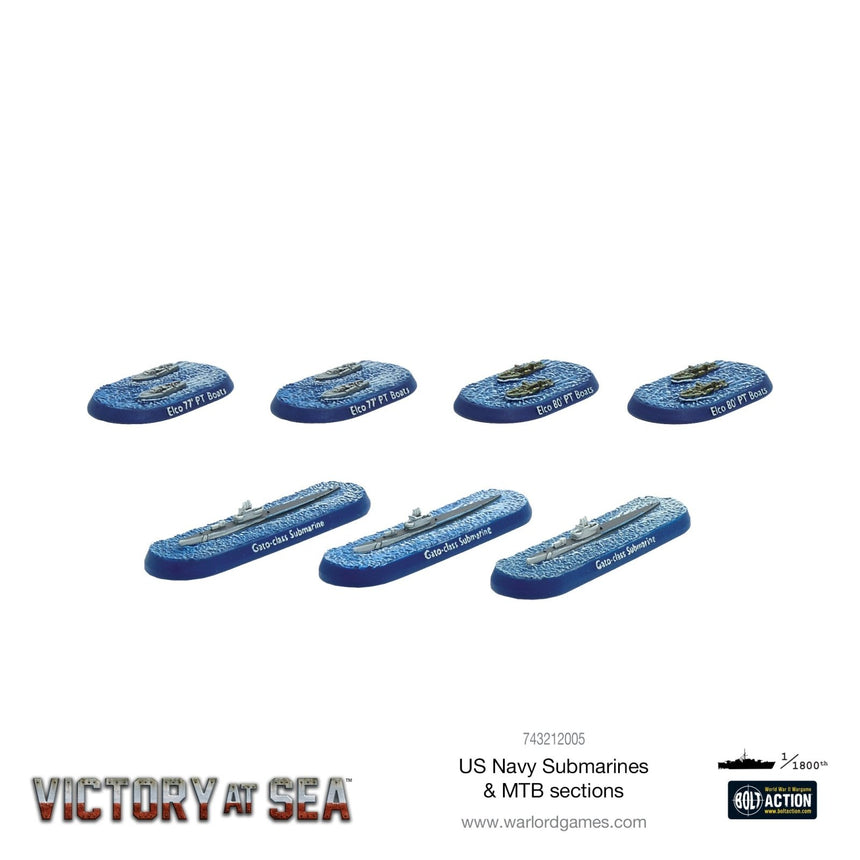 US Navy Submarines & MTB Sections - Schiffe - Warlord Games - 743212005