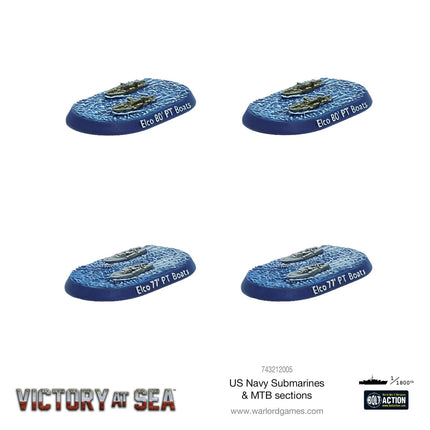 US Navy Submarines & MTB Sections - Schiffe - Warlord Games - 743212005