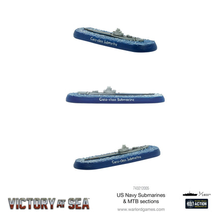 US Navy Submarines & MTB Sections - Schiffe - Warlord Games - 743212005