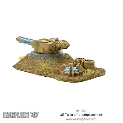 US Tesla Turret Emplacement - Gelände - Warlord Games - 455110401
