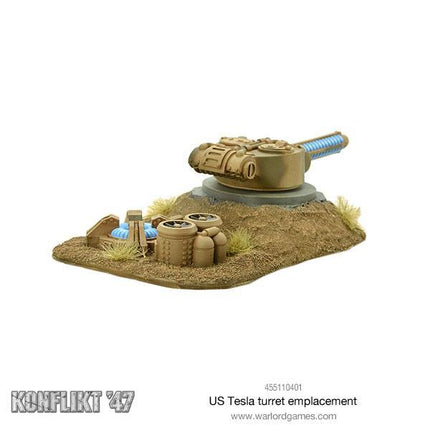 US Tesla Turret Emplacement - Gelände - Warlord Games - 455110401