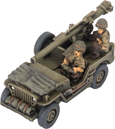 Jeep with 105mm Recoilless Rifle