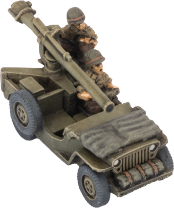Jeep with 105mm Recoilless Rifle