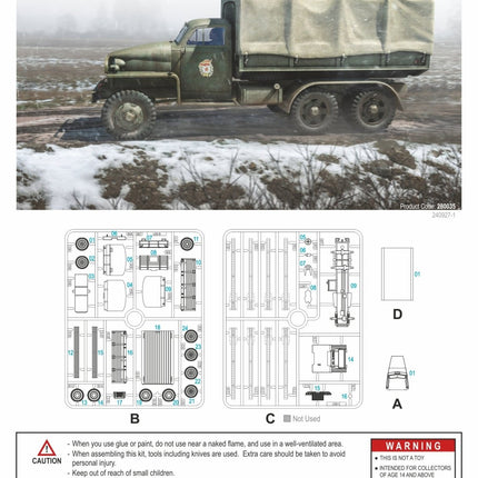 280035 - Allies US6 U3/U4 2½ ton 6x6 Truck