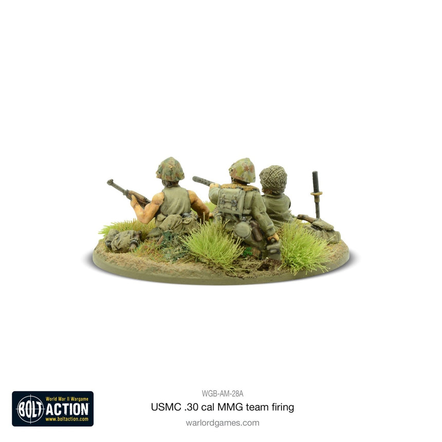 USMC 30 Cal MMG team firing